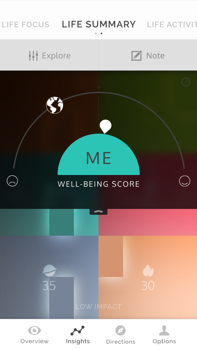 Summary screen icon preview
