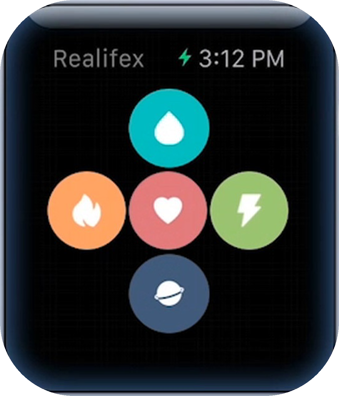 Pick a category screen on Apple Watch